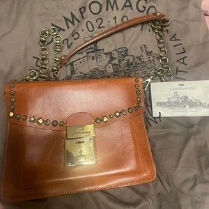 Campomaggi crossbody bag with chain strap